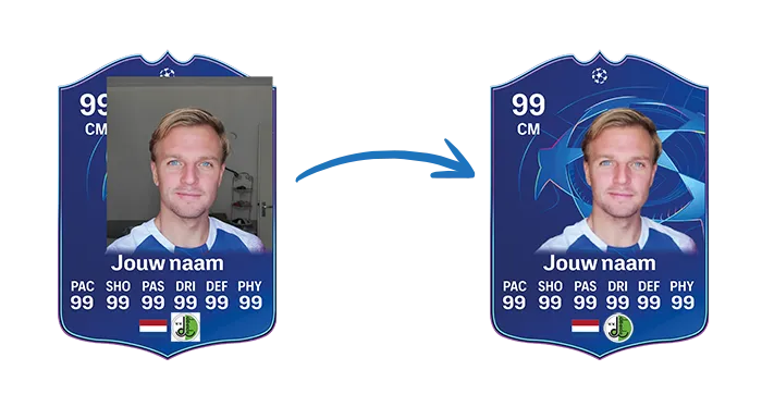 professionele fifa card bewerking